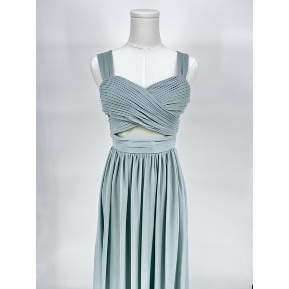 Birdy Grey Dresses & Skirts - BIRDY GREY NWOT ELSYE DRESS, MESH SAGE, XS BRIDESMAID‎ PROM ELEGANT LONG